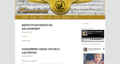 Desktop Screenshot of harmonia-zeneiskola.hu